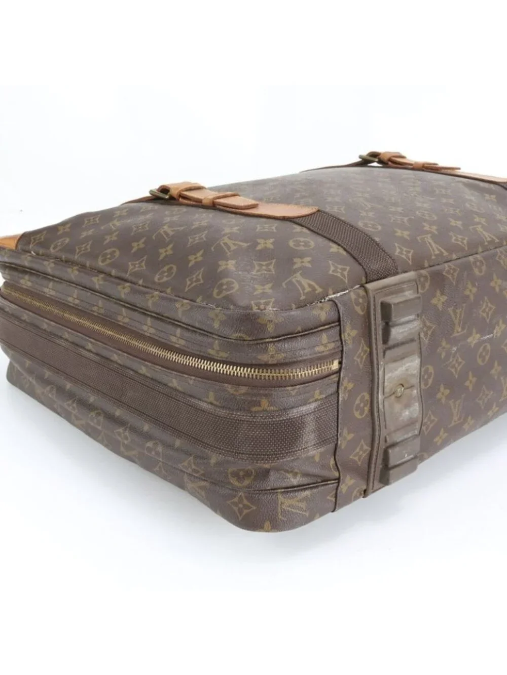 ★SOLD★ Louis Vuitton Monogram Satellite 60 Leather Boston Bag Business Travel - Picture 4 of 12